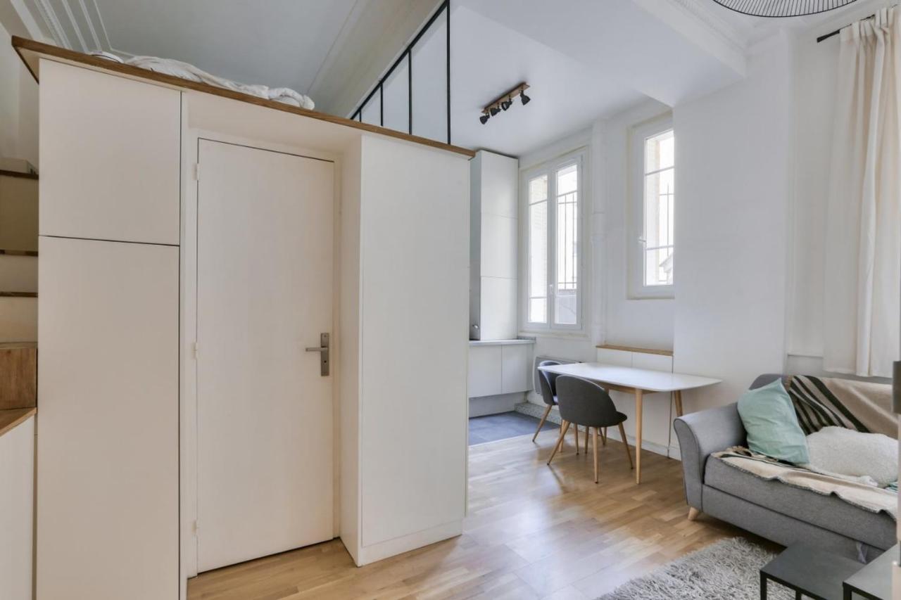 Apartament Charming Studio - Paris 18Th District Zewnętrze zdjęcie