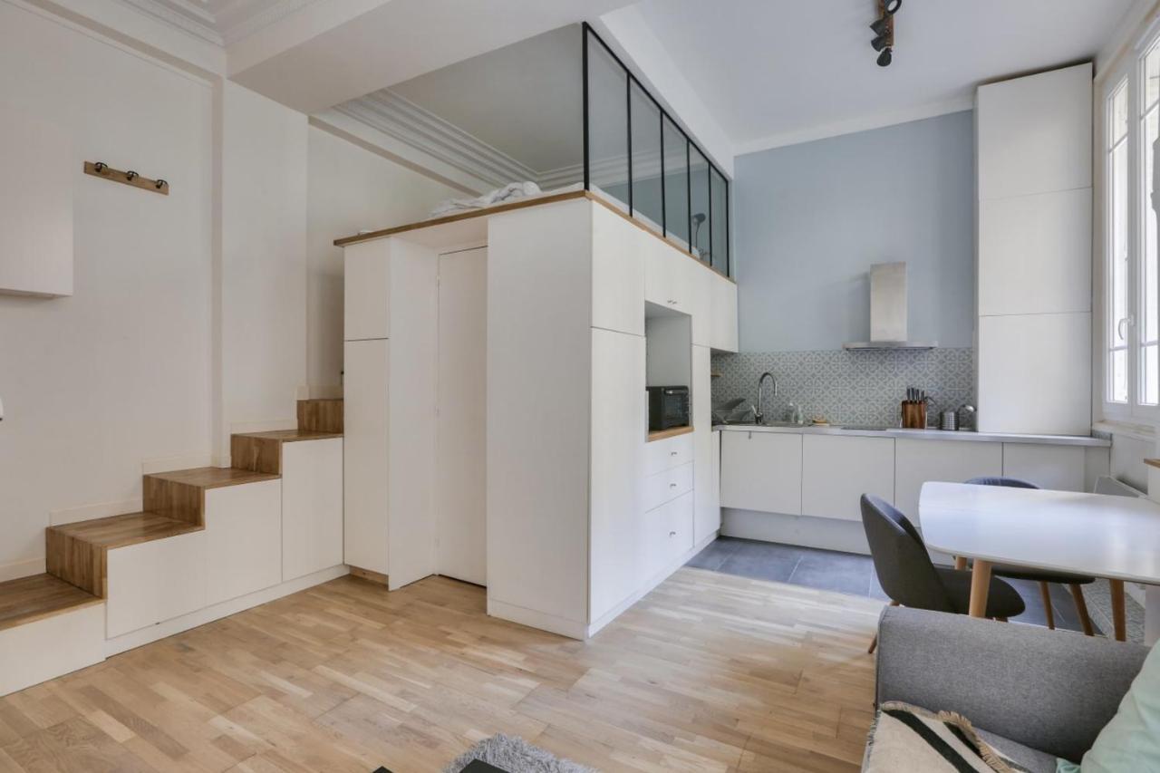 Apartament Charming Studio - Paris 18Th District Zewnętrze zdjęcie